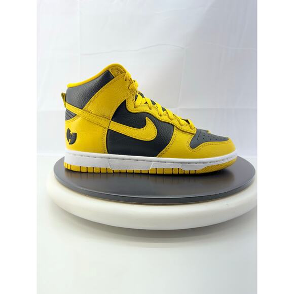 Nike Dunk High Wu-Tang Clan Retro Womens 7.5 Black Yellow Sneakers HJ4320-001 - Picture 5 of 11